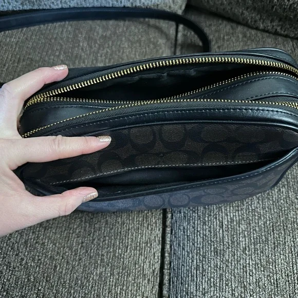 Coach Double Zipper Crossbody Bag - Picture 4 of 5